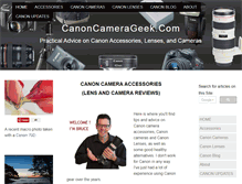 Tablet Screenshot of canoncamerageek.com